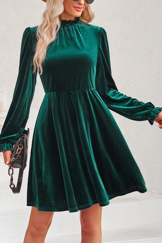 VELVET HOLIDAY DRESS