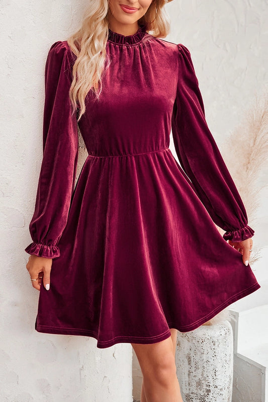 VELVET HOLIDAY DRESS