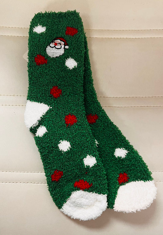 CHRISTMAS FUZZY SOCKS